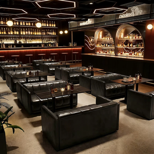 Ensemble <span class=keywords><strong>de</strong></span> table et chaises <span class=keywords><strong>de</strong></span> bar rétro en bois massif pour restaurants, cafés, salons <span class=keywords><strong>de</strong></span> thé, bistrots, tavernes, pubs - Imperméable - Product Image 5