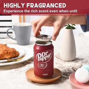 Bougie parfumée Dr Pepper, ça sent le vrai soda. Cadeau drôle et unique pour toute occasion ou décoration de chambre esthétique. Parfait pour cool, - Product Image 2