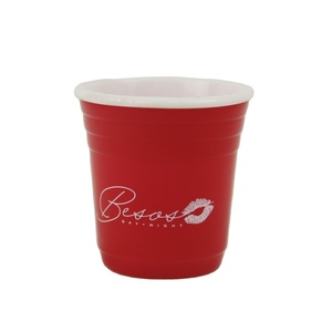 <span class=keywords><strong>Verre</strong></span> à shot miniature en plastique rouge et blanc bicolore <span class=keywords><strong>de</strong></span> 2 oz avec logo personnalisé, incassable pour les soirées <span class=keywords><strong>jeux</strong></span>, les bars et les cocktails - Product Image 4
