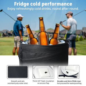 Sac isotherme de golf pliable en gros, sac de rangement étanche pour boissons de golf, sac isotherme OEM pour le golf et le stockage extérieur - Product Image 5