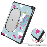 Usine En Gros De Luxe En Cuir Tri-fold Stand 11 Pouces Housse De Protection Pour 2023 Google Pixel Tablet Pc