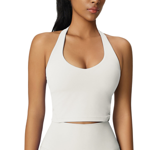 Soutien-gorge de yoga sans dos pour femmes avec séchage rapide et fonctions antichoc Nouveau design Faible MOQ Tops de course légers pour la salle de sport - Product Image 1