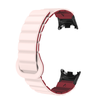 Bracelet de montre magnétique en silicone, fermoir tête bicolore, souple et durable, étanche, Xiaomi Xiao Mi, bracelet de montre intelligente 8 pour homme et femme