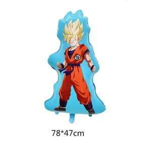 Globo de Aluminio de <span class=keywords><strong>Goku</strong></span> (Wukong) para Figuras, Ecológico, para Decoración de Fiestas de Cumpleaños Infantiles, Venta al Por Mayor - Product Image 4
