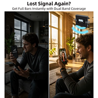 Amplificador de Señal EasyBoost Europe B20 B3, Repetidor LTE Dual de 800/1800MHz, Amplificador 4G 5G de Alta Ganancia de 72dB, Monitor Inteligente con Aplicación Tuya