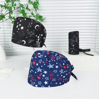 Gorro Quirúrgico Casual Personalizable con Estampado, Tela de Alta Calidad, Transpirable, Antipolvo y Antitranspirante