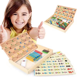 Montessori Trẻ Em Đếm Stick Tính Toán Giáo Dục Bằng Gỗ Số Thẻ Đếm Que Hộp Đồ Chơi Cho Trẻ Em Trai Cô Gái - Product Image 5