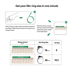Zikr-anillo inteligente musulmán de plástico con Tasbih, reloj despertador Azan Sunrise en línea, función <span class=keywords><strong>E01</strong></span> - Product Image 4