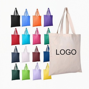 High Quality Eco Friendly Custom Logo Personalized <strong>Open</strong> Top Canvas Tote <strong>Bag</strong> for Daily Use - Product Image 1