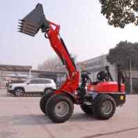 Chargeuse sur pneus mini 4x4 diesel Archer, moteur Kubota, capacité de la benne de 0,2 m³, système hydraulique Hengli, haute maniabilité