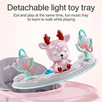Marche-bébé pliable pour apprendre à marcher, jouet populaire pour bébés avec roues pliables faciles à utiliser et fonctionnalités interchangeables