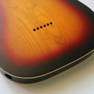 Corpo per <span class=keywords><strong>Chitarra</strong></span> Elettrica TL in Ontano con Finitura <span class=keywords><strong>Satinata</strong></span> Avorio e Doppio Binding Sunburst TBD-SBN-B per <span class=keywords><strong>Chitarra</strong></span> Elettrica Personalizzata Fatta a Mano - Product Image 4