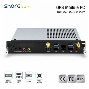 Mini PC industriel interactif Sharerdp personnalisé avec processeur <span class=keywords><strong>Intel</strong></span> <span class=keywords><strong>Core</strong></span> <span class=keywords><strong>i3</strong></span>, i5, i7 de 10e génération (1030NG7, <span class=keywords><strong>1005G1</strong></span>) et connectivité OPS 80 broches pour affichage numérique - Product Image 1