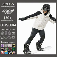 Veste de ski à capuche pour homme 3 en 1 coupe-vent, chaude, pour l'hiver, le snowboard, la randonnée, le ski, avec doublure thermique matelassée