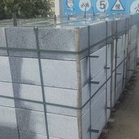 Piliers en granit gris-blanc Newstar G603 SGZ, blocs de pavés, pierres de clôture extérieure, palissades, pavés flamés, pavés martelés, bordures