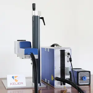 Mini machine de marquage laser à fibre, imprimante de code barre, date d'épuisement d'encre, portable