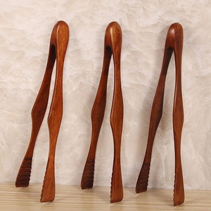 Natürliche Bambus holz Küche Toast zange Umwelt freundliche platzsparende Bambus Toaster zange - Product Image 4
