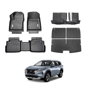 Tapis de sol résistants aux hautes températures faciles à nettoyer tapis de couverture complète TXR accessoires intérieurs automatiques pour <span class=keywords><strong>Nissan</strong></span> <span class=keywords><strong>X</strong></span>-<span class=keywords><strong>TRAIL</strong></span> 2021- - Product Image 2
