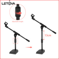 Support de microphone de table flexible en métal durable, professionnel, personnalisé, OEM, Letova MJ-214, vente en gros