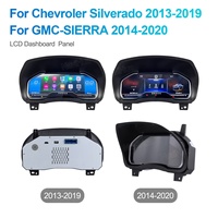 NaviHua - Panel de Instrumentos Digital para Automóvil de 12.3 Pulgadas, Velocímetro LCD para GMC Sierra Chevrolet Silverado 2013-2019