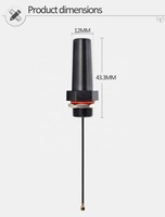 Antenne amplificatrice de signal externe sans fil Omni, antenne Wifi extérieure 2,4 GHz pour éclairages LED