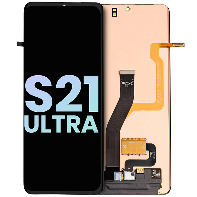 100% Original LCD Touch Screen for Samsung Galaxy S21 Ultra 5G Digitizer Full Assembly with Frame