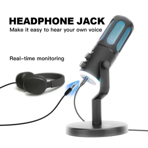 Micrófono de juego con cable de bus serie neutral con Rgb para transmisión y enseñanza de dispositivos móviles y computadoras Caja capacitiva - Product Image 2