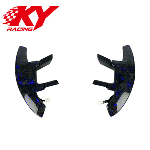 Volante LED de Fibra de Carbono Forjado Azul Personalizado para Volkswagen Mk7 MK7.5 MK6 MK8 GTI Polo GTS R Golf 7 GTD Tiguan Scirocco - Product Image 4