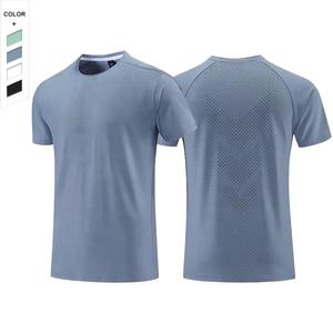 T-shirt Sportiva da Uomo a Maniche Corte di Grande Successo, ad Asciugatura Rapida e Traspirante, con Girocollo, Striscia Riflettente e Vestibilità Ampia per Corsa e Attività all'Aperto - Product Image 3