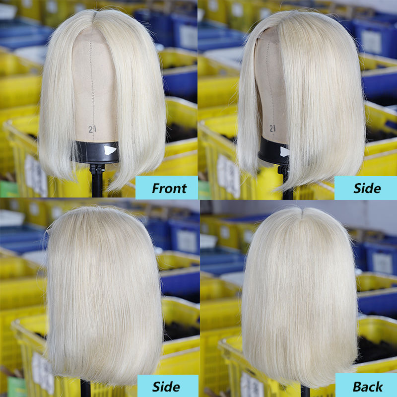 วิกผมบ๊อบสีบลอนด์