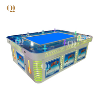 QIQU Machine de jeu de tir de poisson de 55 pouces vente chaude armoire rouge détachable Durable à 8 joueurs la plus populaire en Amérique
