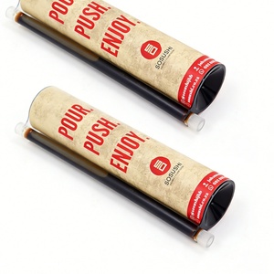 Custom Logo for Sushi Paper <b>Tube</b> for Catering Eco-Friendly Biodegradable Recycled Materials <b>Cardboard</b> Four-Color Printed Sushi - Product Image 2