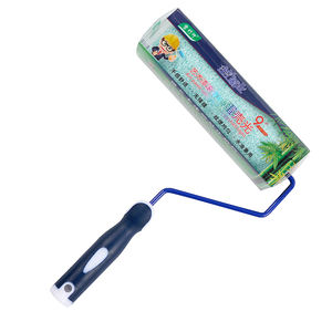 Rouleau à peinture d'outils <span class=keywords><strong>de</strong></span> peinture naturels à l'acide acrylique haute densité <span class=keywords><strong>de</strong></span> 9 pouces écologique vente en gros - Product Image 1