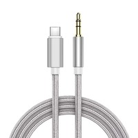 Chaqueta de nailon con Cable AUX de 3,5mm de alta calidad para teléfono Samsung Car AUX Speaker Micrófono Monitor Aplicaciones