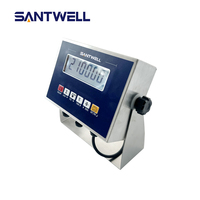 Indicador de Peso Digital de Acero Inoxidable SK210S, Pantalla LED de 6 Dígitos, Interfaz RS232, Báscula de Plataforma, Controlador OEM/ODM