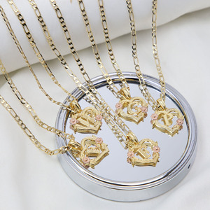 <span class=keywords><strong>Collana</strong></span> <span class=keywords><strong>con</strong></span> Ciondolo Personalizzato in Ottone alla Moda 2022, Placcata in Oro 18K, <span class=keywords><strong>con</strong></span> 26 Lettere Iniziali, Regalo Glamour Femminile - Product Image 3