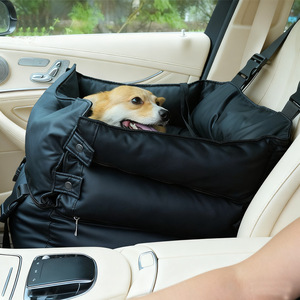 Pet Car Carrier Microfiber Leather Semi Circle Portable For <b>Cat</b> Dog Car Travel Accessories 10 Kg Max Weight - Product Image 3
