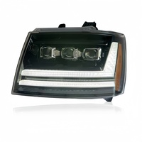 2007-2013 Chevy Tahoe Suburban Silverado NOVA série phares LED boîtier noir personnalisé 6000k DRL ambre réflecteur Plug Play