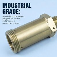 Cuerpo de Válvula de Retención Hidráulica de Latón de Alta Resistencia, Componente Industrial para Control de Fluidos, Carcasa de Válvula Antirretorno de Alto Flujo