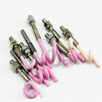Haute alumine céramique Pigtail rouleaux résistant à l'usure fil Guide Rod Structure céramique matières premières soudage traitement Service