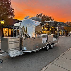 Custom Small Kitchen Fast Trailers Fully Equipped Vending Customized Truck Street Food <b>Cart</b> Mobile Beverage Trailer - Product Image 5