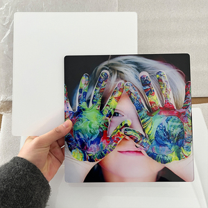 2mm mỏng hình chữ nhật thăng hoa kính cường lực Khung ảnh có thể in số lượng lớn màu trắng trống kính khung hình ảnh truyền nhiệt - Product Image 2