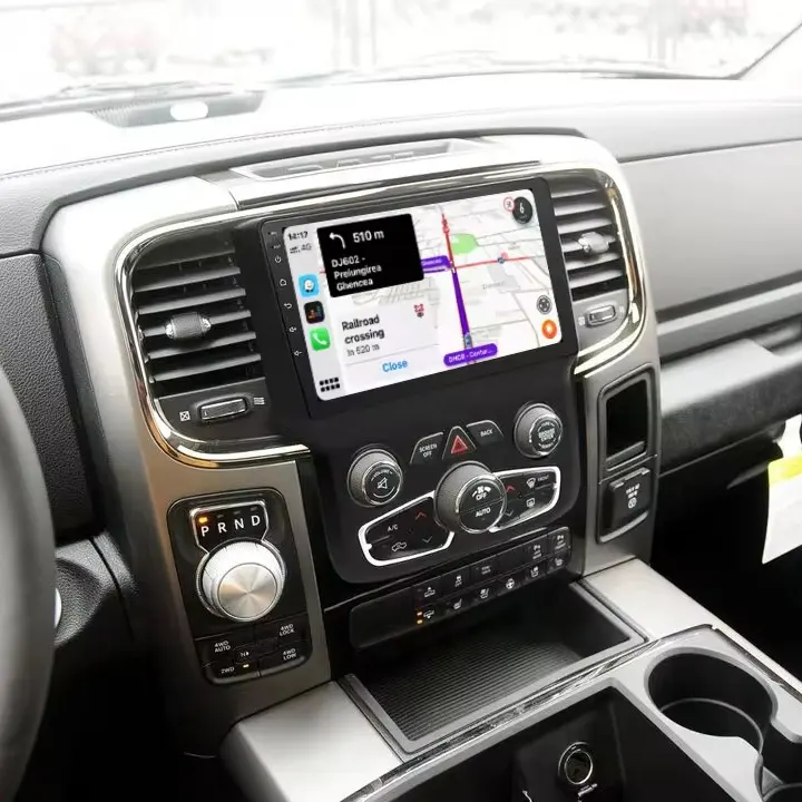 9 "Android 12 Auto estéreo navegación GPS inalámbrico CarPlay Android Auto coche Radio FM para Dodge Ram 1500 2500 3500 2013-2018