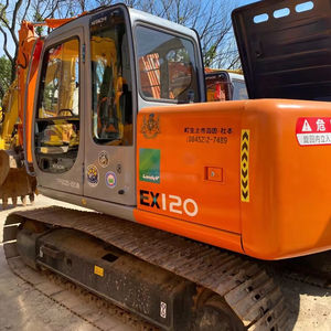 รถขุดตีนตะขาบฮิตาชิ EX120-5 มือสอง 12 ตัน ปรับสภาพใหม่ เครื่องจักรงานดิน พร้อมเครื่องยนต์และมอเตอร์ - Product Image 1