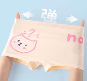 Mutandine per Ragazze Best Seller, Comfort Primo, Morbido Cotone, Boxer, 4 Colori, Elasticizzate, Adorabili Cartoni Animati, <span class=keywords><strong>Età</strong></span> 2-15 Anni, Vendita all'Ingrosso - Product Image 5