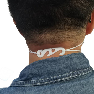 Juke Plastics Plastic PP <b>Hooks</b> <b>S</b> Shaped White Adjustable Ear Protector For Mask Cross Border Ecommerce Factory Stock - Product Image 1