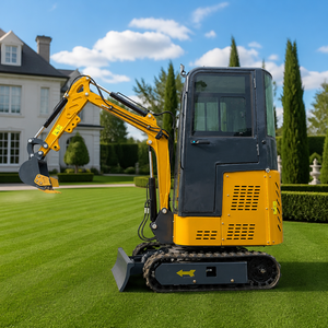 1,5-Tonnen-Minibagger mit Motor, kleiner Raupenbagger, 1650 mm Grabtiefe, <span class=keywords><strong>Bagger</strong></span> mit PLC und vollhydraulischem System für Garten und <span class=keywords><strong>Park</strong></span> - Product Image 1