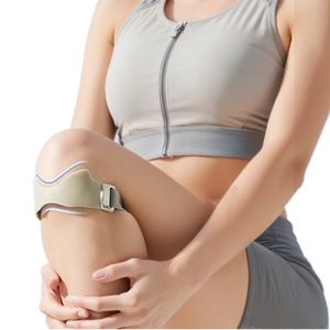 Rodillera Ajustable de Silicona con Cojín de Aire y Correa Antideslizante para Correr, Baloncesto y Deportes - Product Image 1