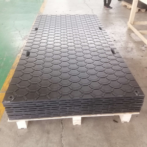 ZSPE Installation rapide et facile HDPE Emboîtement Feuille de plastique Tapis de marais Tapis de route à accès temporaire pour équipement lourd - Product Image 6
