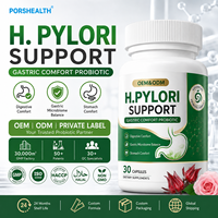 Poudre de soutien probiotique H. Pylori à formule personnalisée et à conservation prolongée avec Pylopass GasProtect Fucoidan, Sachets, Capsules, Comprimés OEM ODM